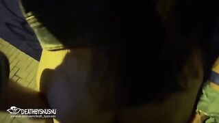 Public sex with Spanish beauty after a party in Murcia