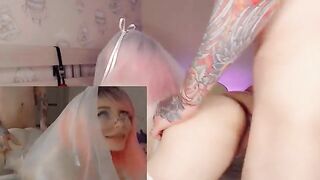 The bride cheated on her husband with his best friend and got a messy facial