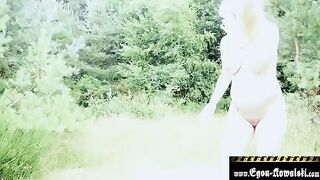 A pregnant blonde gets fucked on the beach by Egon Kowalski