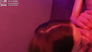 The girl has experienced the most extreme deepthroat imaginable with Snowy Bubbles