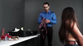 TSA agent found a toy in my bag and took me to his office for a naughty reason