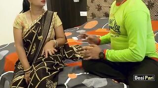 Desi Pari’s step mom saves her marriage in a steamy Hindi audio scene