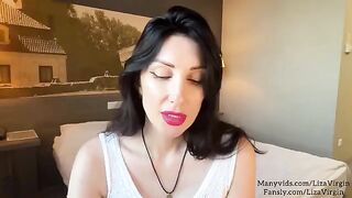 Hot MILF gave a blowjob to her step daughter's boyfriend