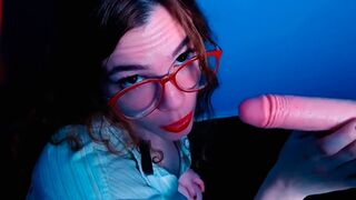 The professor teaches her students how to have sex through ASMR