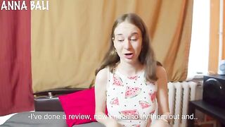 A stepbrother played with toys with a Russian schoolgirl