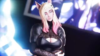 OUT Meet N Greet Part 2 Ahri Evelynn - a hot hentai cartoon with scissors action