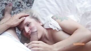 A couple has real fun and intense intimate moments at home