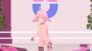 First-time anal experience for a VTuber, exploring new boundaries