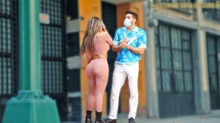Big booty Latina girl gets banged by a rich guy