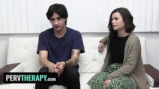 The hot MILF doctor Aaliyah Love helps the stepsiblings get closer through a kinky therapy session