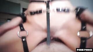 Petite teen gets used as a sex toy in hardcore action