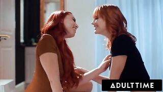Redhead Kenna James seduced her straight BFF Aidra Fox to get intimate