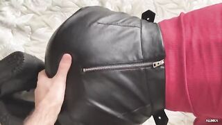 The girl teased her classmate and got cum on her clothes