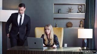 Lena cheats on her old husband with a young guy’s intense passion