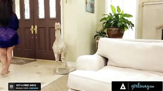 Reena Sky makes a sex tape with her neighbor Chanel Heart