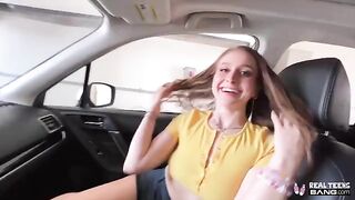 Skinny teen Laney Grey gets fucked in the park