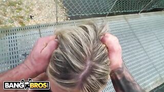 Carla Boom gets fucked hard by Emilio Ardana in the street