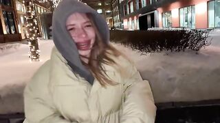 Babe picked up on the street and fucked without condom