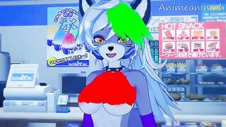 Five Nights at Freddy's Roxanne Wolf gets fucked in 3D