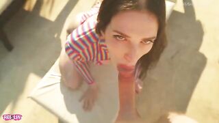 This girl adores cum inside her, she is a real slut