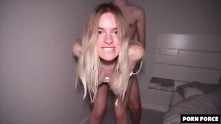 College girl gets manhandled by a blonde in the dorm - Miradavid