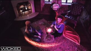 Deadpool and Spiderman fucked Captain Marvel in a pool full of orgasms in this hot parody