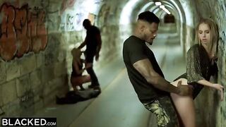 The best public sex scenes from Blackedraw, featuring intense interracial action