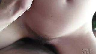 Skinny babe riding and sucking cock on a spring fling vacation