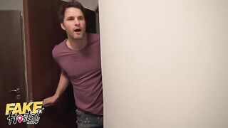 Fake Hostel sex with hot babes Lily Joy and Sofia Lee
