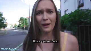 Public agent offered Stacy Cruz money for sex, her perfect tits stole the show