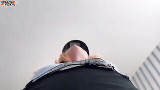 A sexy girl arranged a surprise and sat on my face in a police suit, in stunning 60fps quality