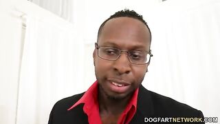 Payton Preslee gets her pussy smashed by BBC in a rough threesome