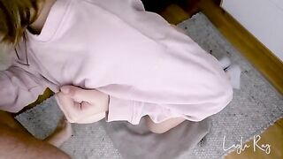 The guy made a mess in the sister’s panties and pulled them up