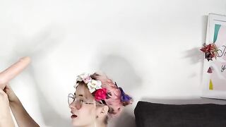 The cute and pretty girl from Argentina has a great dick sucking talent