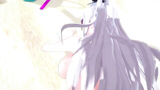 Prinz Eugen’s big tits waifu fucks you with her huge boobs in POV style