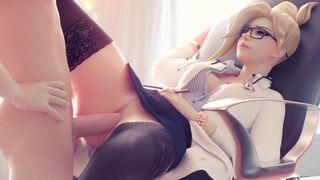 The hottest SFM compilation with Overwatch Mercy is here for you to watch
