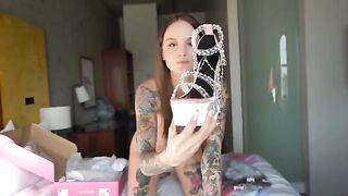 I tried on see-through underwear and I couldn't resist, Natasha Kirsten