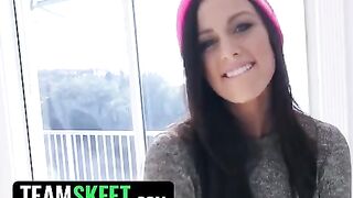 Whitney Westgate, the blue-eyed stunner from Middletown, New Jersey, is at it again. This time, Whitney, known for her captivating 32D natural curves and striking blue eyes, has a steamy encounter with her neighbor. Things heat up quickly, and before you 