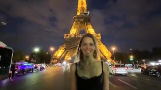 I love being slapped, choked and fucked on a couch in Paris