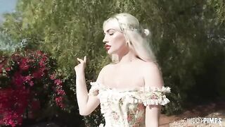 Skye Blue delivers a sloppy blowjob and gets fucked by Jay Romero