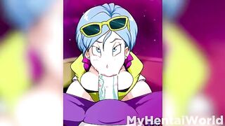 Hot Bulma fucking with guys in an animated Dragon Ball compilation