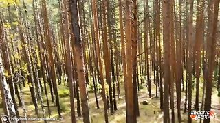 Girl in the woods, hard fucked and deepthroated by a guy