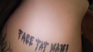 The guy has a rough sex with his passionate and intense girlfriend