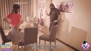 The Chinese student June Liu became a new sexy recruit of the soccer club