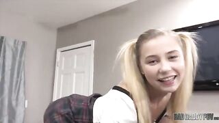 Carolina Sweets is a good girl who loves her stepdad very much