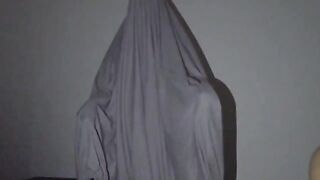 A real ghost frightens me in my room and fucks me, big ass zombie Halloween