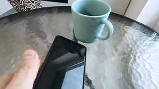 The stepson fucks his sexy stepmom Mira Lime in the kitchen for breakfast