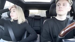 The guy paid the taxi fare with his tongue