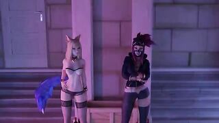 League of Legends Ahri's first porn casting session