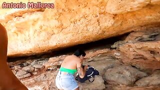 An Argentine slut got caught and fucked outdoors publicly